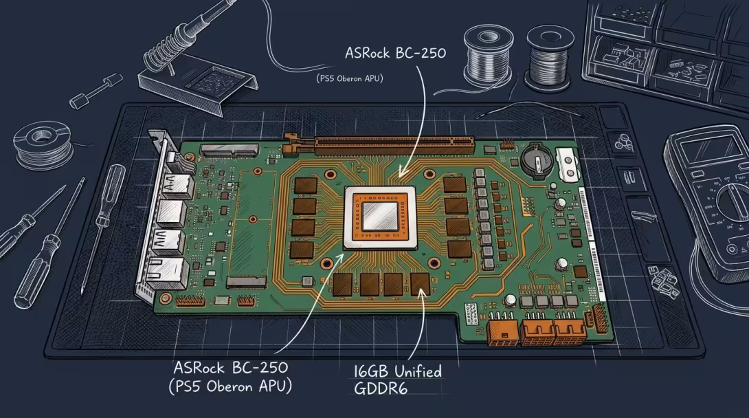 The PS5 E-Waste Goldmine: Background & Silicon Architecture of the AMD BC-250